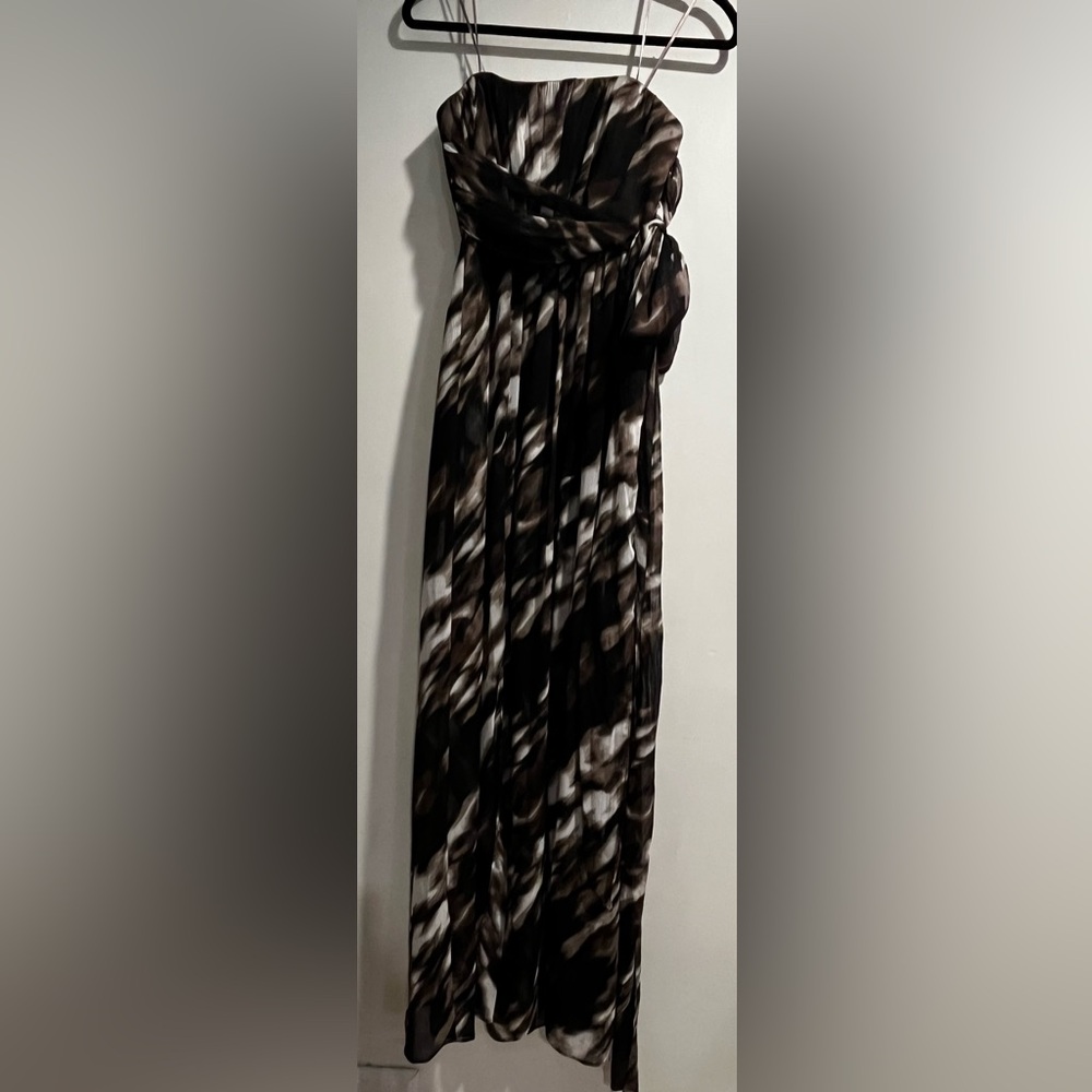 MAX & CLEO Rose gown in brown/tan